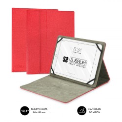5068-SUBBLIM Funda Tablet Clever Stand Tablet Case 10,1" Red