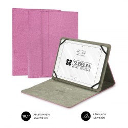 5070-SUBBLIM Funda Tablet Clever Stand Tablet Case 10,1" Pink