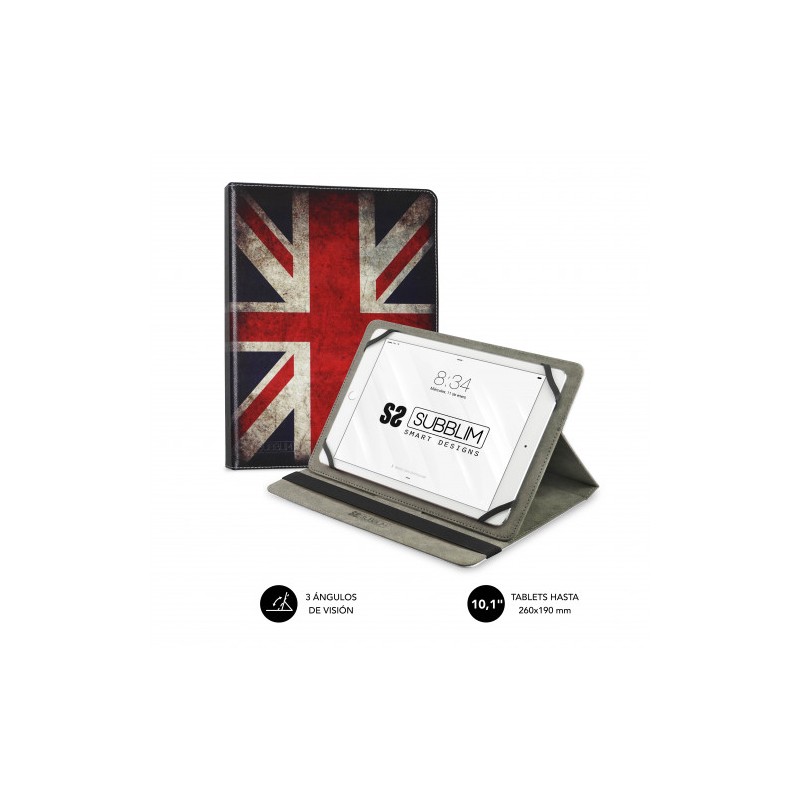 5080-SUBBLIM Funda Tablet Universal TRENDY CASE ENGLAND 10.1" 5080-SUBBLIM Funda Tablet Universal TRENDY CASE ENGLAND 10.1"