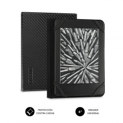 5082-SUBBLIM Funda Libro Electronico Clever Ebook Case 6" Black