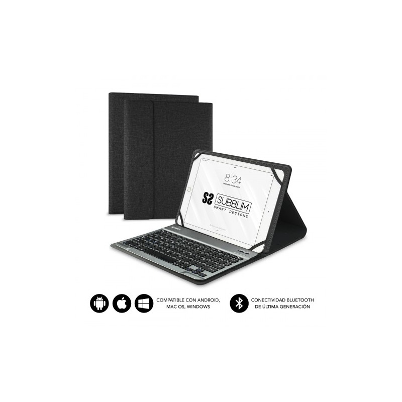 5090-SUBBLIM Funda con Teclado KEYTAB PRO BLUETOOTH 10,1" Black 5090-SUBBLIM Funda con Teclado KEYTAB PRO BLUETOOTH 10,1" Black