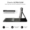 5095-SUBBLIM Funda con Teclado KEYTAB PRO BLUETOOTH 10,1" Red