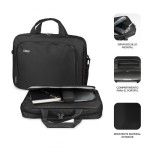 5114-SUBBLIM Maletin Ordenador Oxford Laptop Bag 15,4-16" Black