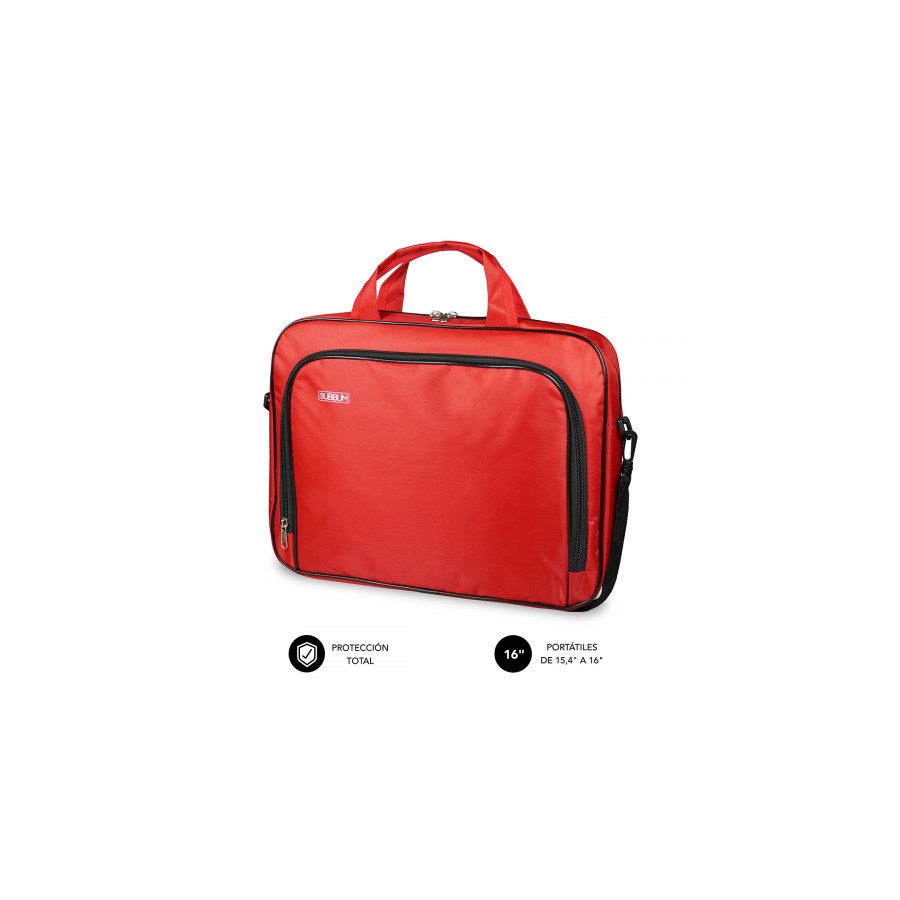 5117-SUBBLIM Maletin Ordenador Oxford Laptop Bag 15,4-16" Red 5117-SUBBLIM Maletin Ordenador Oxford Laptop Bag 15,4-16" Red