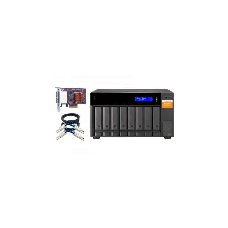 5169-QNAP TL-D800S caja para disco duro externo Carcasa de disco duro/SSD Negro, Gris 2.5/3.5" 5169-QNAP TL-D800S caja para disco duro externo Carcasa de disco duro/SSD Negro, Gris 2.5/3.5"