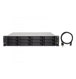 5173-QNAP TL-R1200C-RP caja para disco duro externo Carcasa de disco duro/SSD Negro, Gris 2.5/3.5"