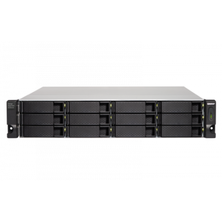 5174-QNAP TL-R1200C-RP caja para disco duro externo Carcasa de disco duro/SSD Negro, Gris 2.5/3.5"