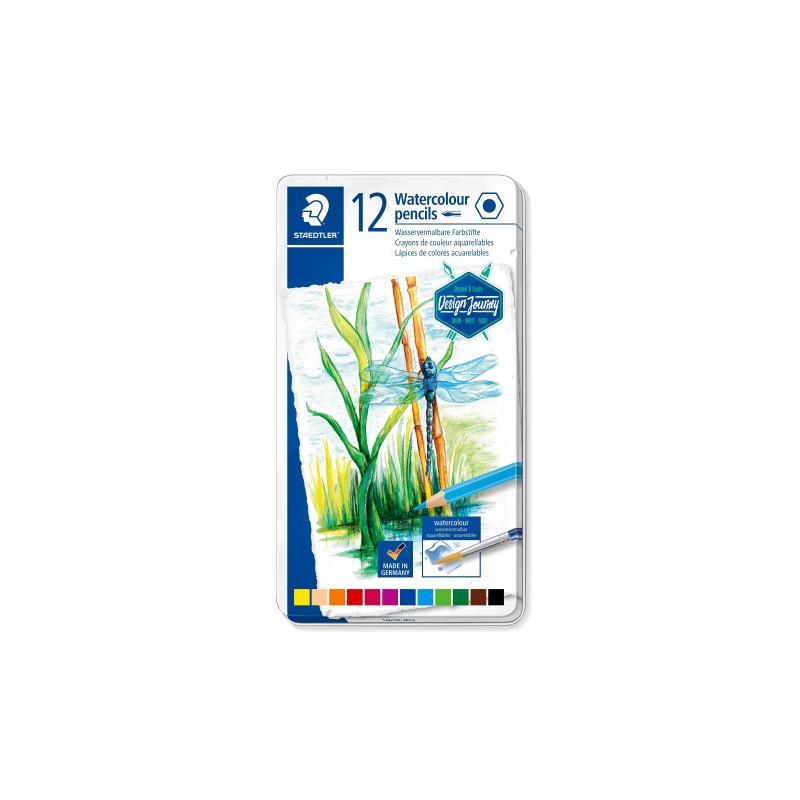 5212-ESTUCHE DE METAL CON 12 LAPICES, COLORES SURTIDOS STAEDTLER 14610C M12 5212-ESTUCHE DE METAL CON 12 LAPICES, COLORES SURTIDOS STAEDTLER 14610C M12