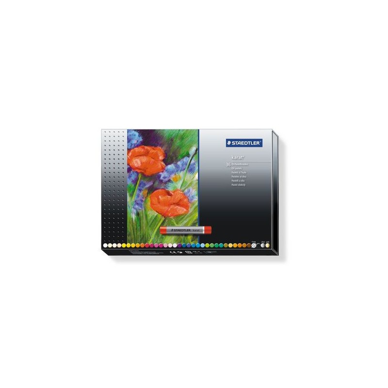 5225-ESTUCHE DE CARTON CON 36 PASTELES, COLORES SURTIDOS STAEDTLER 2420 C36