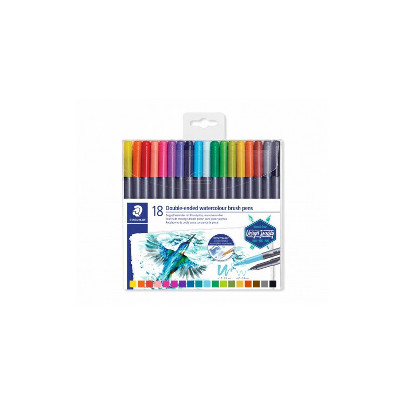 5241-ESTUCHE DE PLASTICO CON 18 ROTULADORES, COLORES SURTIDOS STAEDTLER 3001 TB18 5241-ESTUCHE DE PLASTICO CON 18 ROTULADORES, COLORES SURTIDOS STAEDTLER 3001 TB18