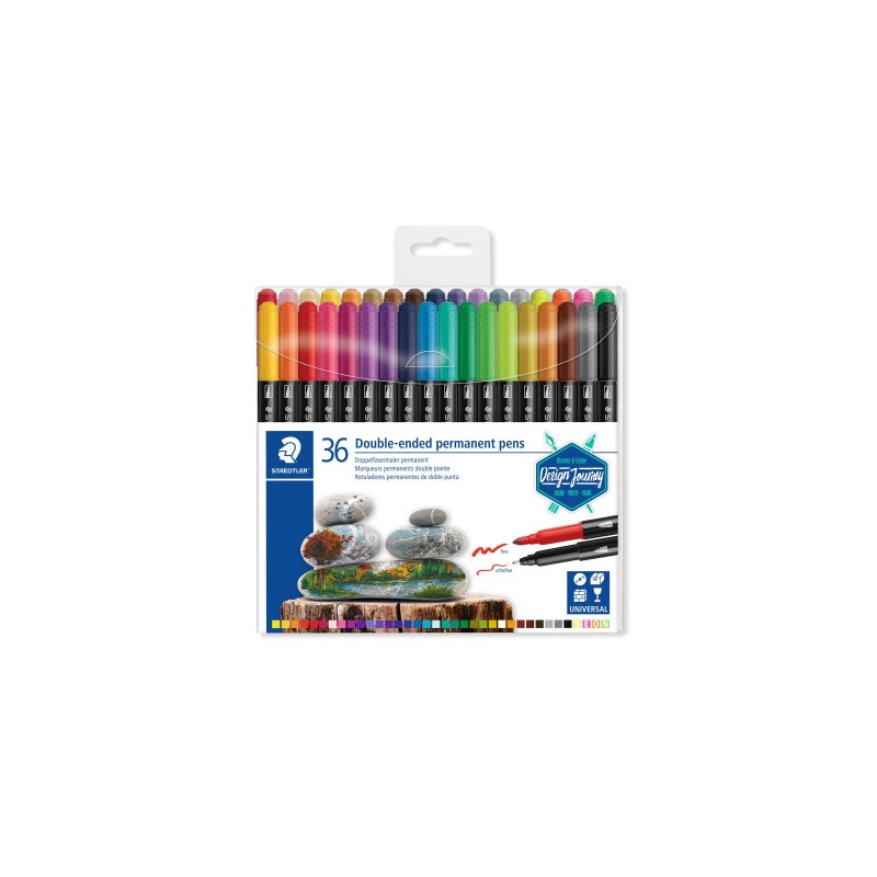 5244-ESTUCHE DE PLASTICO CON 36 ROTULADORES, COLORES SURTIDOS STAEDTLER 3187 TB36 5244-ESTUCHE DE PLASTICO CON 36 ROTULADORES, COLORES SURTIDOS STAEDTLER 3187 TB36