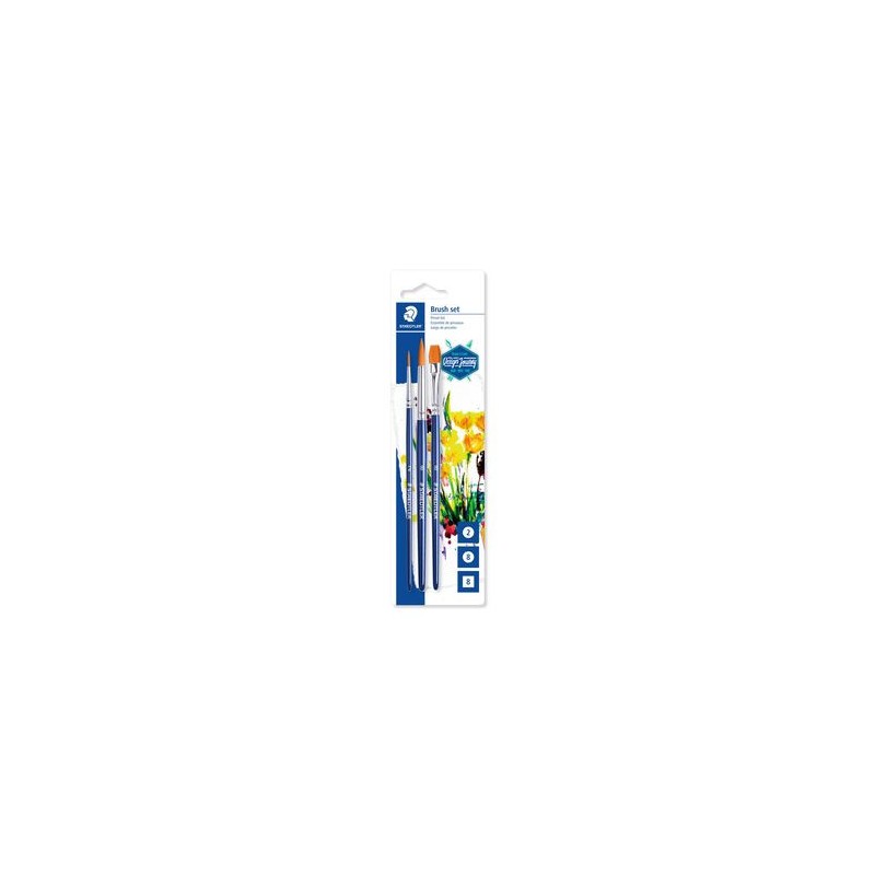 5254-Staedtler 989-SBK3-3 pincel para bellas artes 3 pieza(s) 5254-Staedtler 989-SBK3-3 pincel para bellas artes 3 pieza(s)