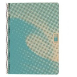 5267-CUADERNO ESPIRAL DIN-A4 RECICLADO FSC 80 HOJAS 80G. CUADRICULA 5X5. 4 ELEMENTS - WATER ESCOLOFI 130100100