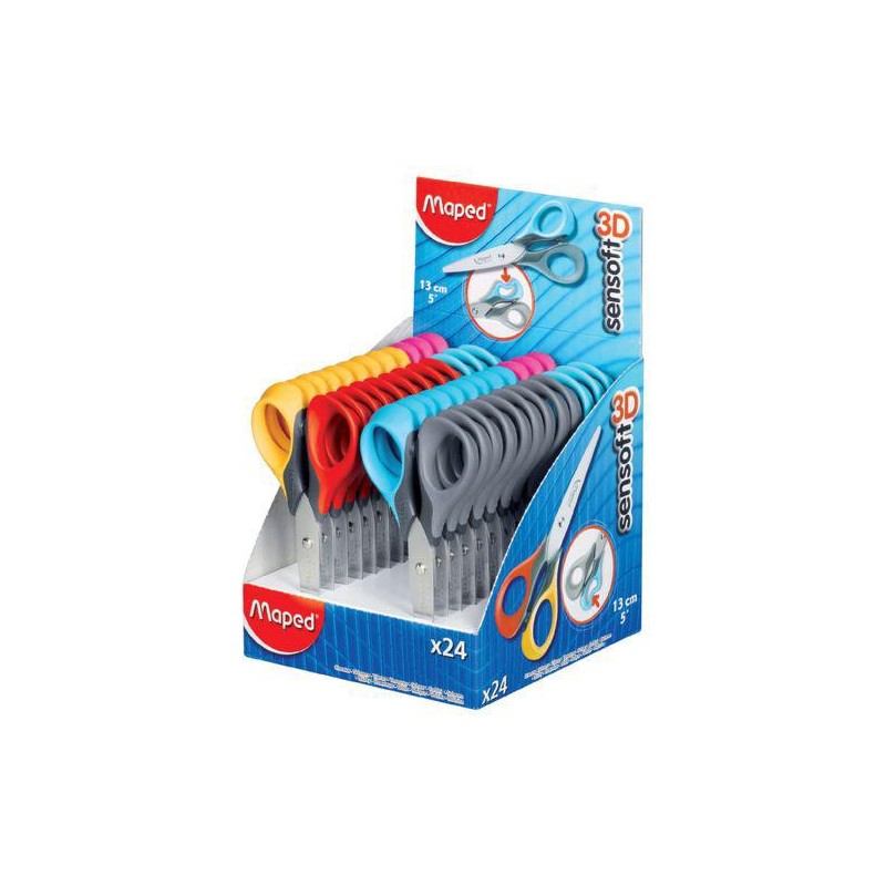 5273-EXPOSITOR 24 TIJERAS SENSOFT PASTEL 13CM DISPLAY MAPED 484211 5273-EXPOSITOR 24 TIJERAS SENSOFT PASTEL 13CM DISPLAY MAPED 484211