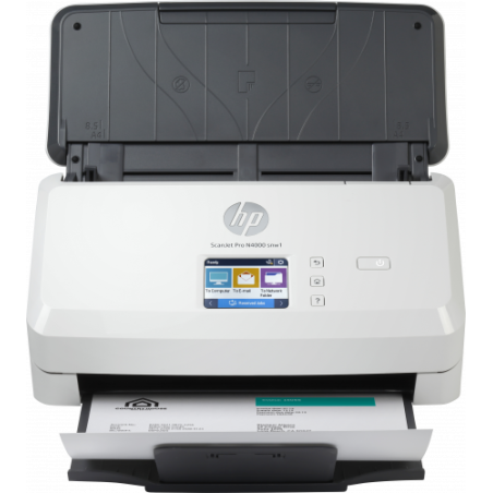 5277-HP Scanjet Pro N4000 snw1 Escaner alimentado con hojas 600 x 600 DPI A4 Negro, Blanco