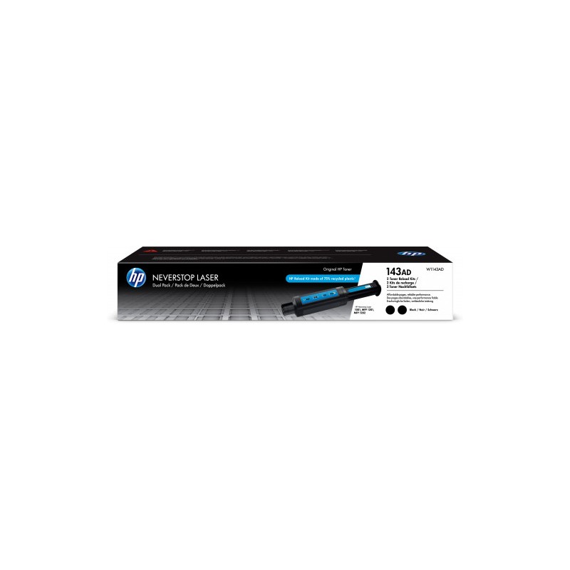 5280-HP TONER 143AD NEGRO KIT RECARGA X 2 NEVERSTOP (W1143AD) 5280-HP TONER 143AD NEGRO KIT RECARGA X 2 NEVERSTOP (W1143AD)