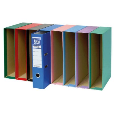 CAJA FOLIO EN COLOR LILA UNISYSTEM COLOR 17221035