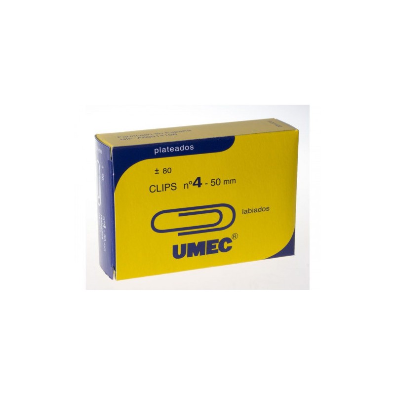5288-CAJA 80 CLIP PLATEADO 50MM U201400 UMEC