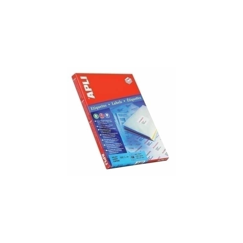 5293-CAJA 100 HOJAS ETIQUETA BLANCA ILC 48.5X25.4 1285 APLI 5293-CAJA 100 HOJAS ETIQUETA BLANCA ILC 48.5X25.4 1285 APLI