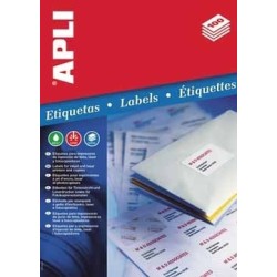 5315-CAJA 100 HOJAS ETIQUETA BLANCA ILC 105X148 1280 APLI