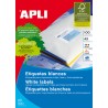 5319-APLI 11352 etiqueta de impresora Blanco