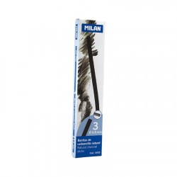 5372-CAJA 3 BARRITAS DE CARBONCILLO NATURAL DIAMETRO 6-8MM MILAN 4403