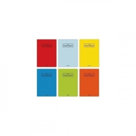 5389-LIBRETA GRAPADA GOFRADA A4 48 HOJAS 90GR. 4X4 COLORES SURTIDOS PAPYRUS 88420599