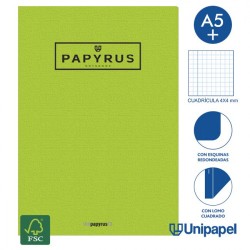 5390-LIBRETA GRAPADA GOFRADA A5+ 48 HOJAS 90GR. 4X4 COLORES SURTIDOS PAPYRUS 88430599