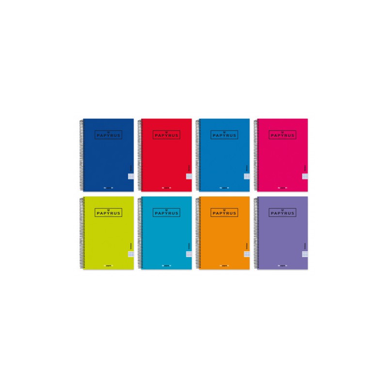5398-CUADERNO TAPA CARTON FORRADA EXTRADURA UNICLASIC 4o 80 HOJAS 90GR. 4X4 COLORES SURTIDOS PAPYRUS 88453099 5398-CUADERNO TAPA CARTON FORRADA EXTRADURA UNICLASIC 4o 80 HOJAS 90GR. 4X4 COLORES SURTIDOS PAPYRUS 88453099