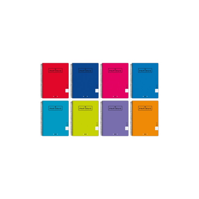 5399-CUADERNO TAPA POLIPROPILENO EXTRADURA UNICOLOR5 A4+ 120 HOJAS 90GR. 5X5 COLORES SURTIDOS PAPYRUS 88462193 5399-CUADERNO TAPA POLIPROPILENO EXTRADURA UNICOLOR5 A4+ 120 HOJAS 90GR. 5X5 COLORES SURTIDOS PAPYRUS 88462193