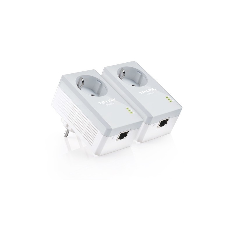 54-KIT INICIAL DE ADAPTADORES POWERLINES TP-LINK CON ENCHUFE INCORPORADO 500Mbps 54-KIT INICIAL DE ADAPTADORES POWERLINES TP-LINK CON ENCHUFE INCORPORADO 500Mbps