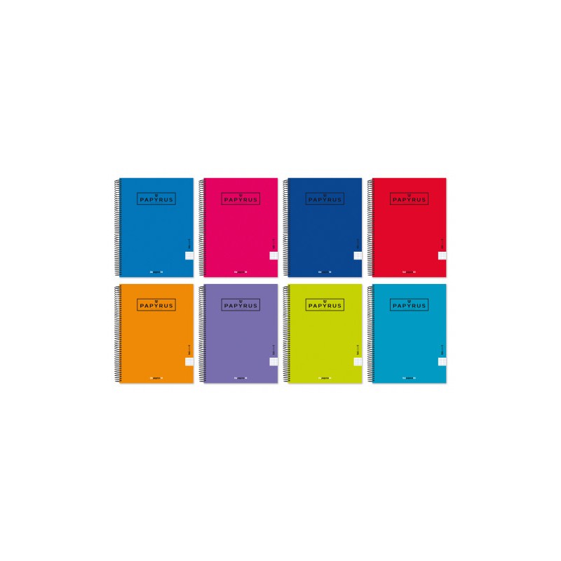 5400-CUADERNO TAPA CARTON FORRADA EXTRADURA UNICOLOR5 A4+ 120 HOJAS 90GR. 5X5 COLORES SURTIDOS PAPYRUS 88463199 5400-CUADERNO TAPA CARTON FORRADA EXTRADURA UNICOLOR5 A4+ 120 HOJAS 90GR. 5X5 COLORES SURTIDOS PAPYRUS 88463199