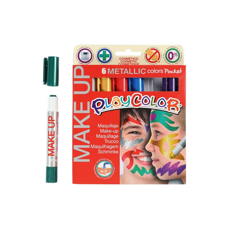 5421-POCKET MAKE UP METALLIC 6 COLORES SURTIDOS PLAYCOLOR 01011 5421-POCKET MAKE UP METALLIC 6 COLORES SURTIDOS PLAYCOLOR 01011