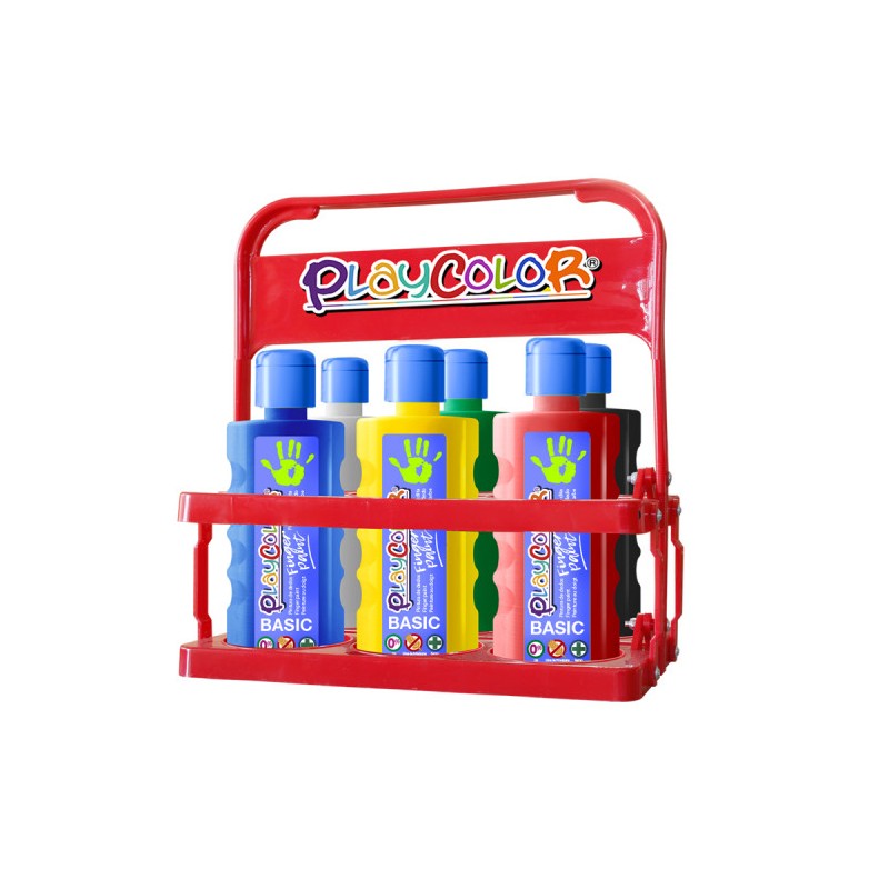 5428-FINGER PAINT BASIC PARA 6 BOTELLAS 500ML. BASKET 6 COLORES PLAYCOLOR 17791 5428-FINGER PAINT BASIC PARA 6 BOTELLAS 500ML. BASKET 6 COLORES PLAYCOLOR 17791