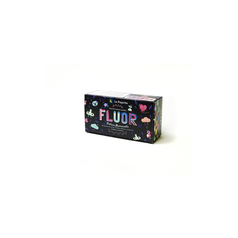 5433-KIT PINTURA FLUORESCENTE 6 COLORES SURTIDOS LA PAJARITA 119397 5433-KIT PINTURA FLUORESCENTE 6 COLORES SURTIDOS LA PAJARITA 119397