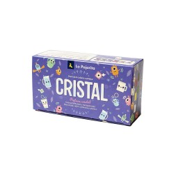 5434-KIT PINTURA PARA CRISTAL + PINCEL 6 COLORES SURTIDOS LA PAJARITA 999994
