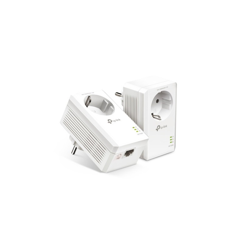 5487-TP-LINK AV1000 PASSTHROUGH POWERLINE KIT, BROADCOM, 1 GIGABIT PORT, 1000MBPS POWERLINE, HOMEPLUG AV2, NEW PLC UTIL 5487-TP-LINK AV1000 PASSTHROUGH POWERLINE KIT, BROADCOM, 1 GIGABIT PORT, 1000MBPS POWERLINE, HOMEPLUG AV2, NEW PLC UTIL