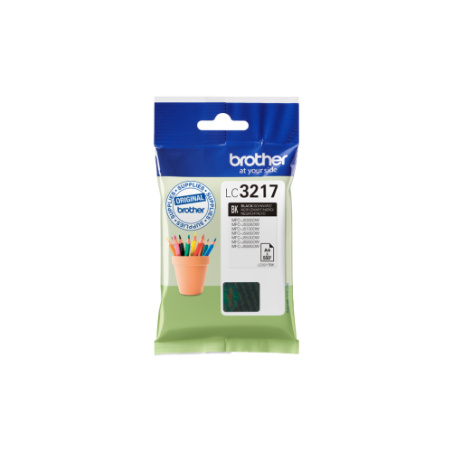 5504-Brother LC-3217BK cartucho de tinta Original Negro