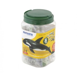5520-JUEGO ANIMALES MARINOS 8 FIGURAS MINILAND 27460