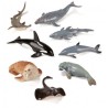 5521-JUEGO ANIMALES MARINOS 8 FIGURAS MINILAND 27460