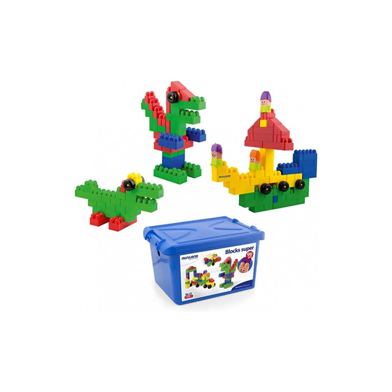 5550-JUEGO SUPER BLOCKS 96 PIEZAS MINILAND 32338 5550-JUEGO SUPER BLOCKS 96 PIEZAS MINILAND 32338