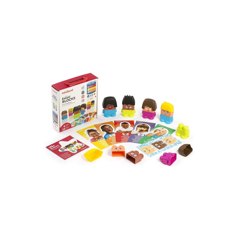 5551-JUEGO EMOTIBLOCKS 6 PERSONAJES MINILAND 32350 5551-JUEGO EMOTIBLOCKS 6 PERSONAJES MINILAND 32350