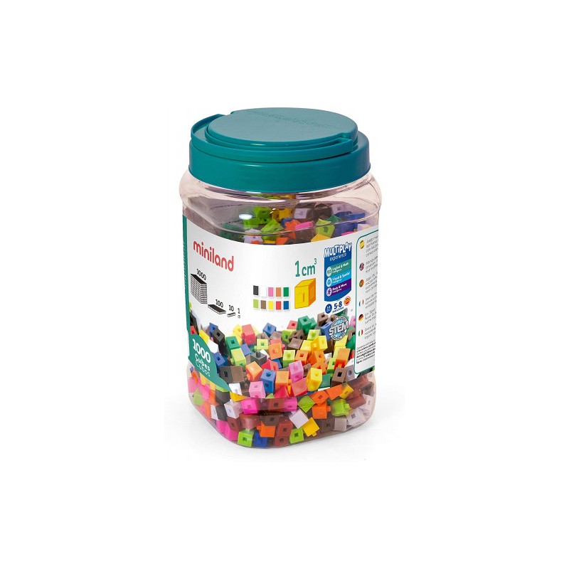 5567-CUBOS 1 CM 1000 PCS MINILAND 95211 5567-CUBOS 1 CM 1000 PCS MINILAND 95211