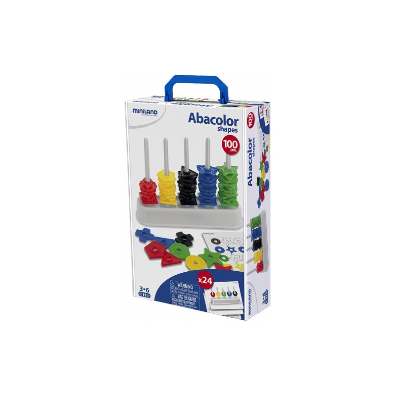 5573-ABACO CON SURTIDO DE FORMAS Y COLORES MINILAND 95270 5573-ABACO CON SURTIDO DE FORMAS Y COLORES MINILAND 95270