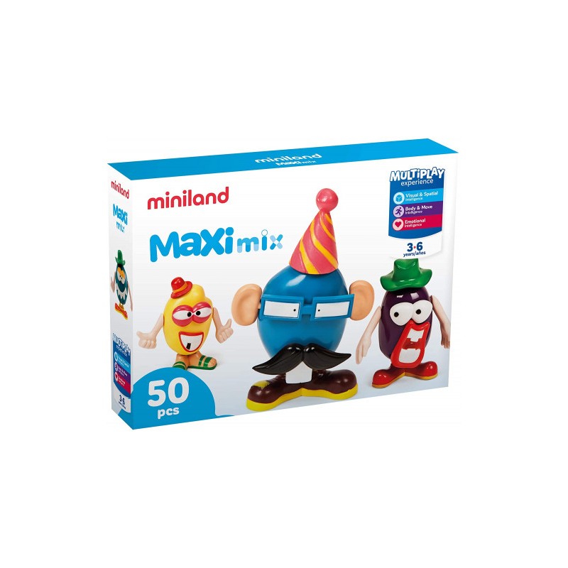 5581-JUEGO MAXIMIX 50 PIEZAS MINILAND 97115