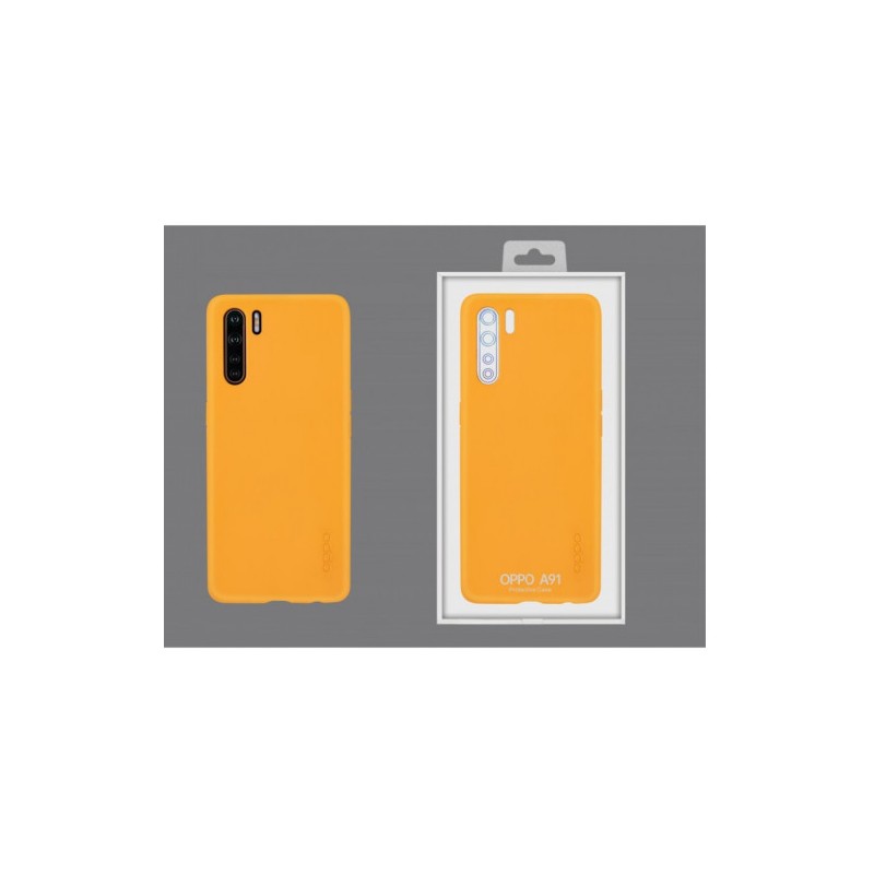 5608-OPPO PROTECTORS CASE A91 NARANJA