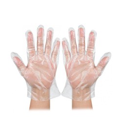 5614-BOLSA DE 100 GUANTES HIGIENICOS DESECHABLES TRANSPARENTES TALLA UNICA ED0024CT3