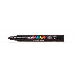 562-MARCADOR PC-5M POSCA 1.8-2.5MM NEGRO UNI-BALL 286658000