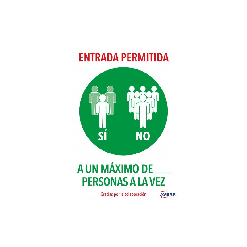 5627-SENALES ADHESIVOS PREIMPRESO "ENTRADA PERMITIDA" SOBRE DE 2 HOJAS EN A4 AVERY AV_KITCOVID6_ES 5627-SENALES ADHESIVOS PREIMPRESO "ENTRADA PERMITIDA" SOBRE DE 2 HOJAS EN A4 AVERY AV_KITCOVID6_ES