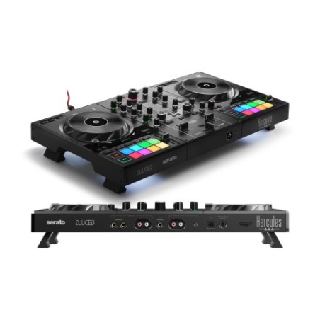 5647-Hercules Inpulse 500 DVS (Sistema de vinilo digital) para scratch digital Negro